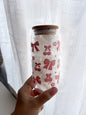 Glass Tumbler Coquette theme (large)