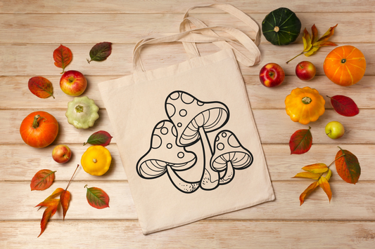 Tote bag Mushrooms 2