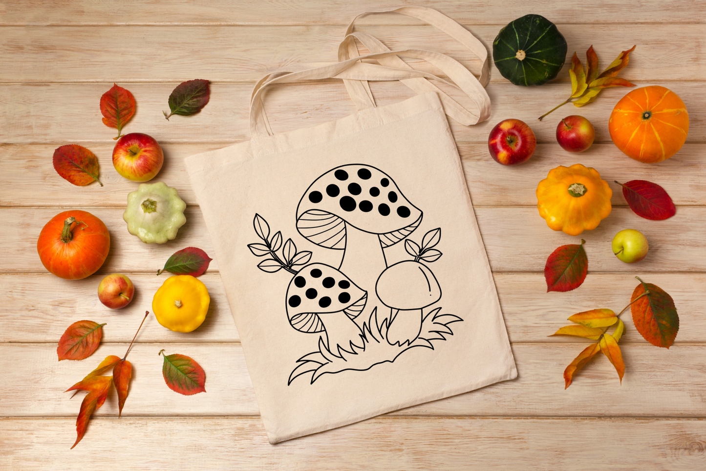 Tote bag Mushrooms 1